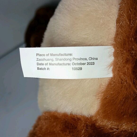 NWT Justin Otter Toy Factory 24" Plush Paradise 2023 Large Brown Stuffed Animal - Picture 13 of 14